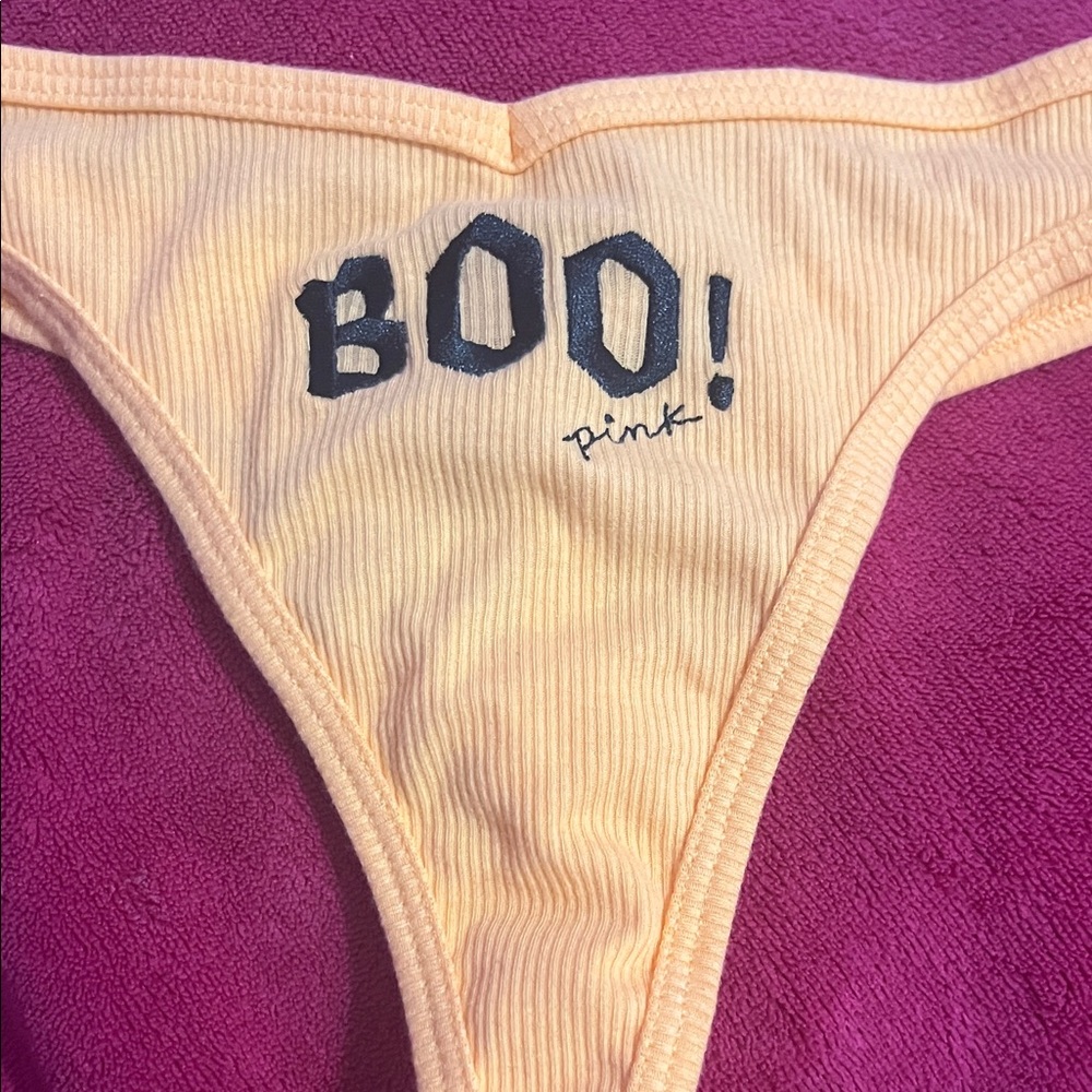 PINK Victoria's Secret Orange Panties